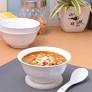 Soup Bowl With Spoon Clay Craft